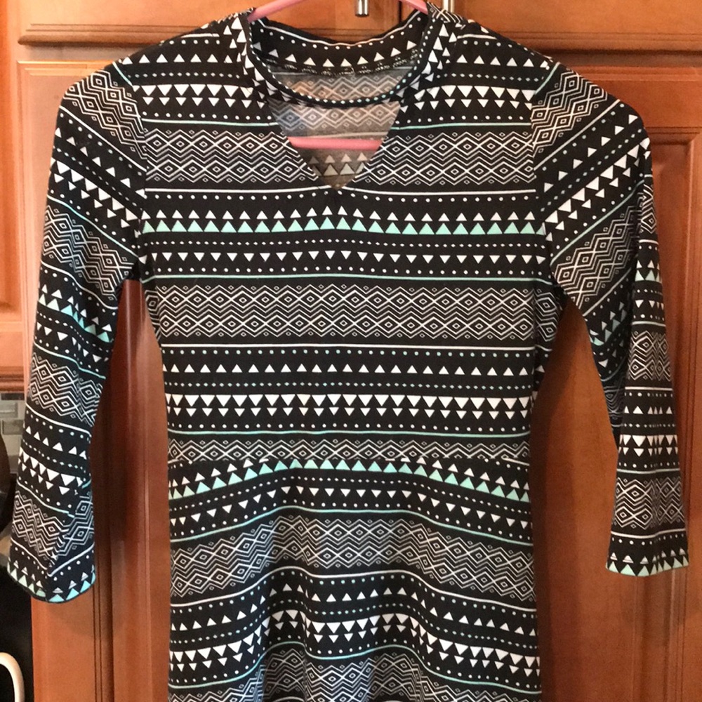 Girls Justice 3/4 Sleeve Dress w/ Ties in Back
